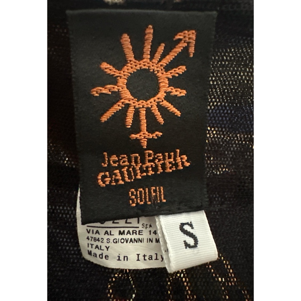 JEAN PAUL GAULTIER SOLEIL FUZZI Vintage Dress Floral | S - Picture 3 of 4